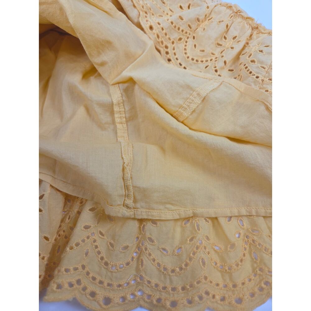 American Eagle outfitters Eyelet Ruffle Mini Skirt Size; S - Picture 6 of 7